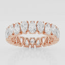 Alternating Pear Eternity Band