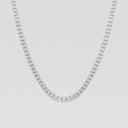 Graduated Emerald Tennis Necklace