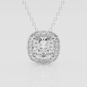 Cushion Halo Pendant