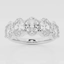 Five Stone Oval Anniversary Band
