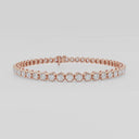 Four Prong Round Tennis Bracelet