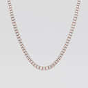 Graduated Emerald Tennis Necklace