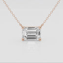 Emerald Solitaire Pendant
