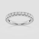 Prong Set Round Wedding Band - Anna