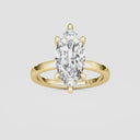 Marquise Hidden Halo Engagement Ring