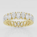 Alternating Pear Eternity Band
