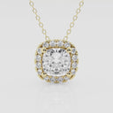 Cushion Halo Pendant