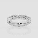 French Pave Round Eternity Band