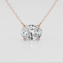 Oval Solitaire Pendant