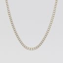 Graduated Emerald Tennis Necklace