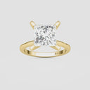 Princess Petite Solitaire Engagement Ring