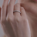 Prong Set Round Wedding Band - Anna