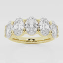 Five Stone Oval Anniversary Band