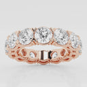 V-Prong Round Eternity Band